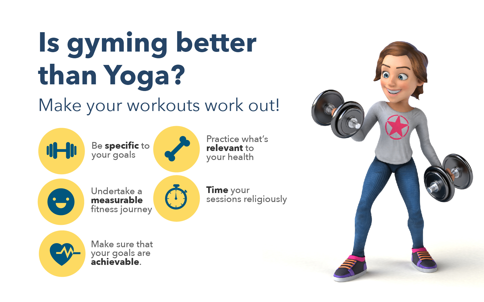 Gyming is better that yoga
